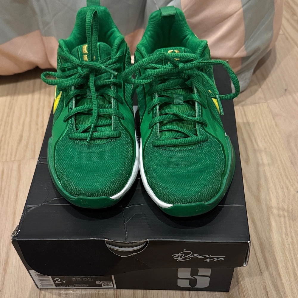 Green and Yellow Sabrina Sneakers